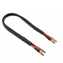 Load image into Gallery viewer, CORALLY CHARGE LEAD 4 MM BANANA GOLD CONNECTORS 14 AWG ULTRA V+ SILICONE WIRE 30CM 1PC