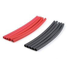 Load image into Gallery viewer, CORALLY SHRINK TUBING 2.4MM RED + BLACK 10 PCS
