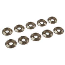 Load image into Gallery viewer, CORALLY ALUMINIUM WASHER FOR M4 BUTTON HEAD SCREWS OD=12MM GUN METAL 10PCS