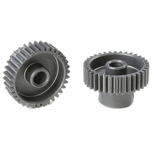 Load image into Gallery viewer, CORALLY 64 DP PINION SHORT HARD ANODISED AL7075 34 TEETH SHAFT DIA. 3.17MM