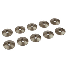 Load image into Gallery viewer, CORALLY ALUMINIUM WASHER FOR M3 BUTTON HEAD SCREWS OD=15MM GUN METAL 10PCS