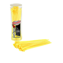 Load image into Gallery viewer, CORALLY STRAPIT CABLE TIE WRAPS YELLOW 2.5X100MM 50 PCS