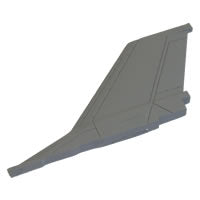 Load image into Gallery viewer, FMS Mini F16 Rudder (Grey)
