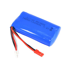 Load image into Gallery viewer, HUINA CY1592 BATTERY 7.4V 1200mAh RED JST PLUG