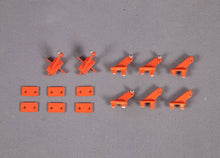 Load image into Gallery viewer, FMS 90MM SUPER SCORPION CONTROL HORNS ORANGE