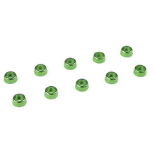 Load image into Gallery viewer, CORALLY ALUMINIUM WASHER FOR M2 SOCKET HEAD SCREWS OD=6MM GREEN 10PCS