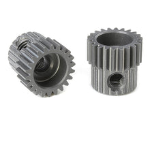 Load image into Gallery viewer, CORALLY 64 DP PINION SHORT HARD ANODISED AL7075 22 TEETH SHAFT DIA. 3.17MM