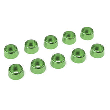Load image into Gallery viewer, CORALLY ALUMINIUM WASHER FOR M4 SOCKET HEAD SCREWS OD=10MM GREEN 10PCS