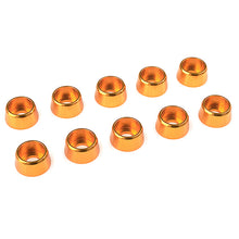 Load image into Gallery viewer, CORALLY ALUMINIUM WASHER FOR M4 SOCKET HEAD SCREWS OD=10MM GOLD 10PCS