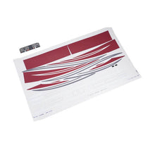 Load image into Gallery viewer, FMS CESSNA 182 1500 DECAL SHEET - RED