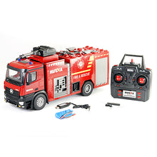 Load image into Gallery viewer, HUINA 1/14 FIRE TRUCK WITH POWERFUL HOSE