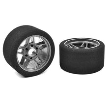 Load image into Gallery viewer, CORALLY ATTACK FOAM TYRES 1/8 CIRCUIT 30SHORE FR CARBON 69mm