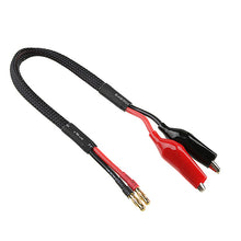 Load image into Gallery viewer, CORALLY CHARGE LEAD CROCCO CLIPS 14 AWG ULTRA V+ SILICONE WIRE 30CM 1PC