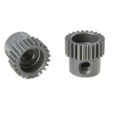 Load image into Gallery viewer, CORALLY 64 DP PINION SHORT HARD ANODISED AL7075 23 TEETH SHAFT DIA. 3.17MM