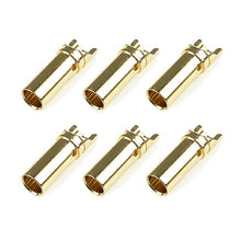Load image into Gallery viewer, CORALLY BULLIT CONNECTOR 3.5MM FEMALE GOLD PLATED ULTRA LOW RESISTANCE 6PCS