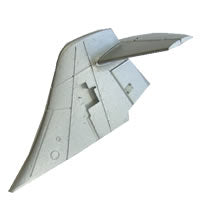 Load image into Gallery viewer, Fms F104 Starfighter Tail Wing (silver)