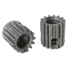 Load image into Gallery viewer, CORALLY 48 DP PINION SHORT HARD ANODISED AL7075 14 TEETH SHAFT DIA. 3.17MM