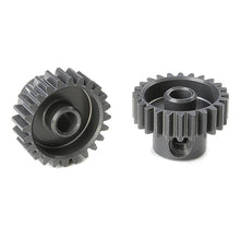 Load image into Gallery viewer, CORALLY 48 DP PINION SHORT HARD ANODISED AL7075 24 TEETH SHAFT DIA. 3.17MM