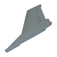 Load image into Gallery viewer, FMS F16 Fighting Falcon Rudder (Grey)