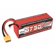 Load image into Gallery viewer, CORALLY SPORT RACING 50C LIPO BATTERY 6750MAH 14.8V STICK 4S HARDWIRE XT90