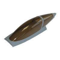 Load image into Gallery viewer, FMS F16 Fighting Falcon Canopy W/Magnets Plastic (Grey)