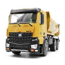 Load image into Gallery viewer, HUINA RC TIPPER DUMPTRUCK 2.4G 10CH w/DIE CAST CAB, DUMP BED