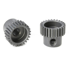 Load image into Gallery viewer, CORALLY 64 DP PINION SHORT HARD ANODISED AL7075 25 TEETH SHAFT DIA. 3.17MM