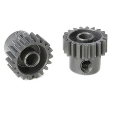 Load image into Gallery viewer, CORALLY 48 DP PINION SHORT HARD ANODISED AL7075 19 TEETH SHAFT DIA. 3.17MM