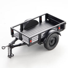 Load image into Gallery viewer, FMS 1:18 / 1:12 UTILITY TRAILER C BLACK