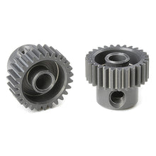 Load image into Gallery viewer, CORALLY 64 DP PINION SHORT HARD ANODISED AL7075 27 TEETH SHAFT DIA. 3.17MM