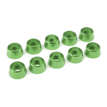 Load image into Gallery viewer, CORALLY ALUMINIUM WASHER FOR M5 SOCKET HEAD SCREWS OD=12MM GREEN 10PCS