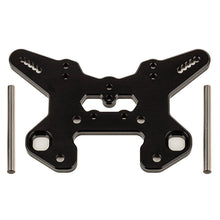 Load image into Gallery viewer, TEAM ASSOCIATED RC8T4 FRONT SHOCK TOWER V2 BLACK ALUMINIUM