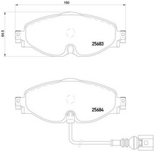 Load image into Gallery viewer, Brembo Brake Pad, P 85 126