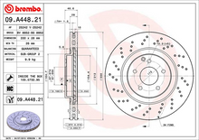 Load image into Gallery viewer, Brembo Painted Brake Disc, 09.A448.21