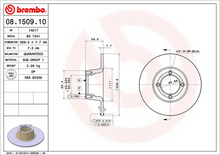 Load image into Gallery viewer, Brembo Brake Disc, 08.1509.10
