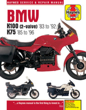 Load image into Gallery viewer, BMW K100 &amp; 75 2-valve Models (83 - 96) Haynes Repair Manual (Paperback)