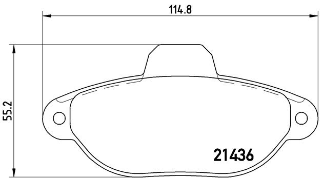 Brembo Brake Pad, P 23 096