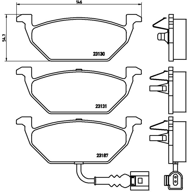 Brembo Brake Pad, P 85 072