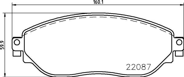 Brembo Brake Pad, P 59 082