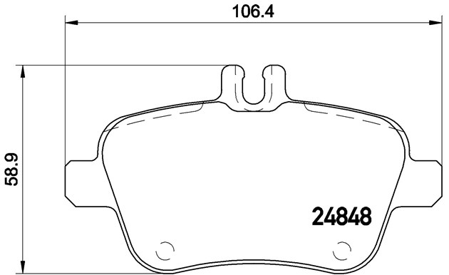 Brembo Brake Pad, P 50 091