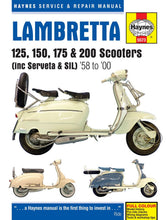 Load image into Gallery viewer, Lambretta Scooters (58 - 00) Haynes Repair Manual (Paperback)