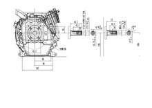 Load image into Gallery viewer, Hyundai 212cc 7hp 20mm Horizontal Straight Shaft Petrol Replacement Engine, 4-Stroke, OHV