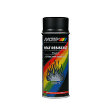 Load image into Gallery viewer, Motip Heat Resistant Paint Black 400ml