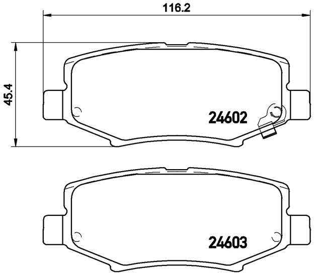 Brembo Brake Pad, P 18 024