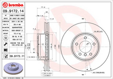 Load image into Gallery viewer, Brembo Brake Disc, 09.9172.11