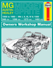 Load image into Gallery viewer, MG Midget &amp; Austin-Healey Sprite (58 - 80) Haynes Repair Manual