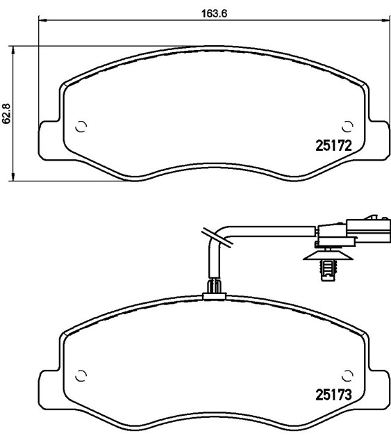 Brembo Brake Pad, P 68 061
