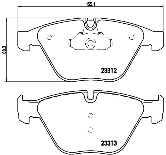 Brembo Brake Pad, P 06 054