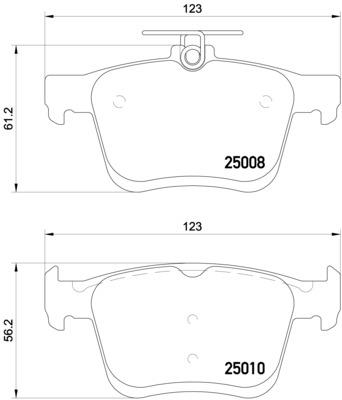 Brembo Brake Pad, P 85 125