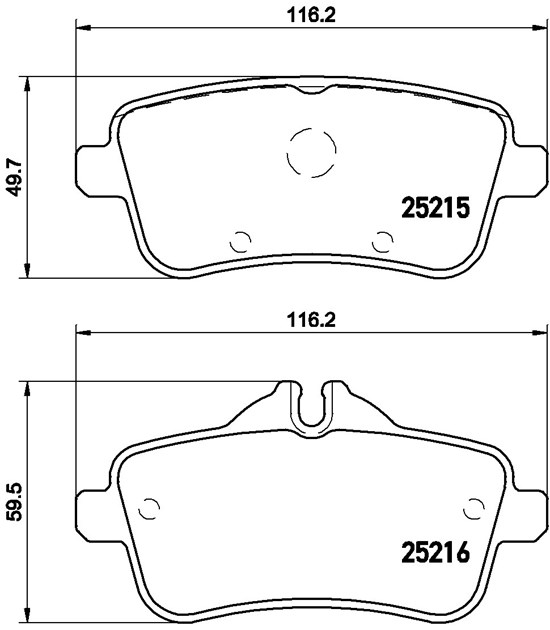 Brembo Brake Pad, P 50 099